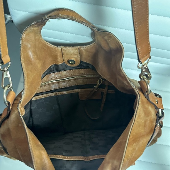 Michael Kors Tan Leather Shoulder Bag - Picture 7 of 10